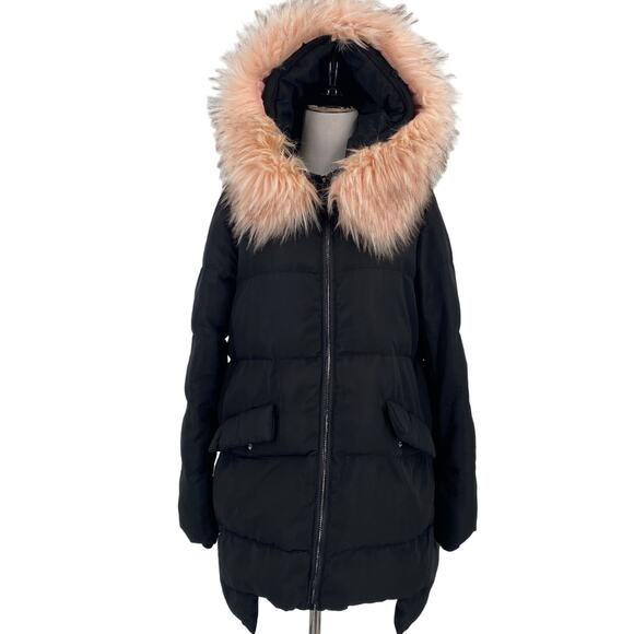 Hippocampe French Puffer Fur Coat Size 1 / Medium - Picture 1 of 9